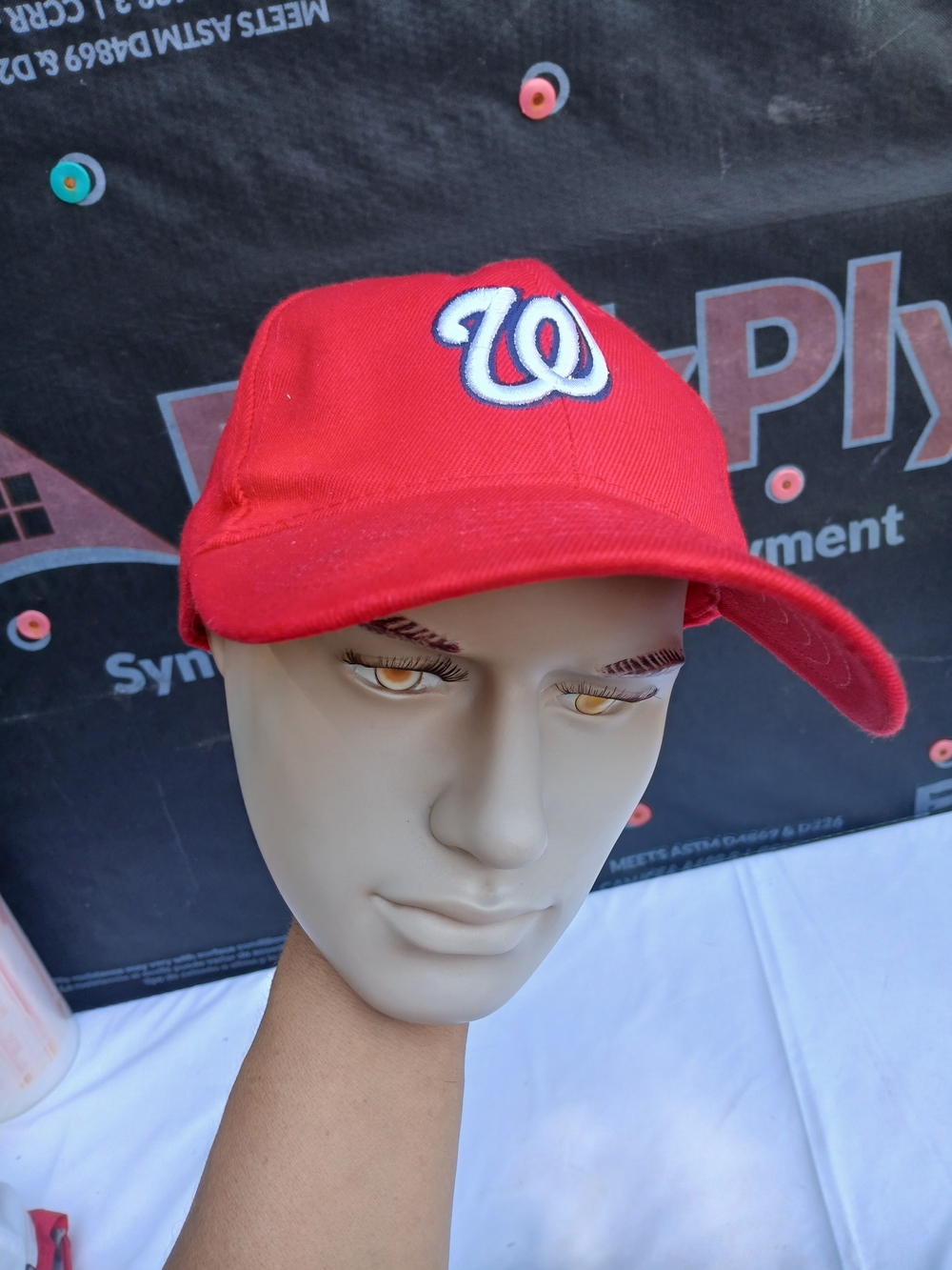 Washington Nationals Red Baseball Cap with W Logo